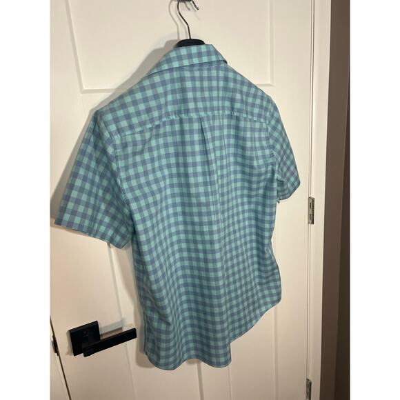 L.L. Bean Men Traditional Fit Short Sleeve Plaid Button Up NWOT Size M Medium - Picture 5 of 7